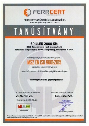 MSZ EN ISO 9001:2015 MSZ EN ISO 9001:2015